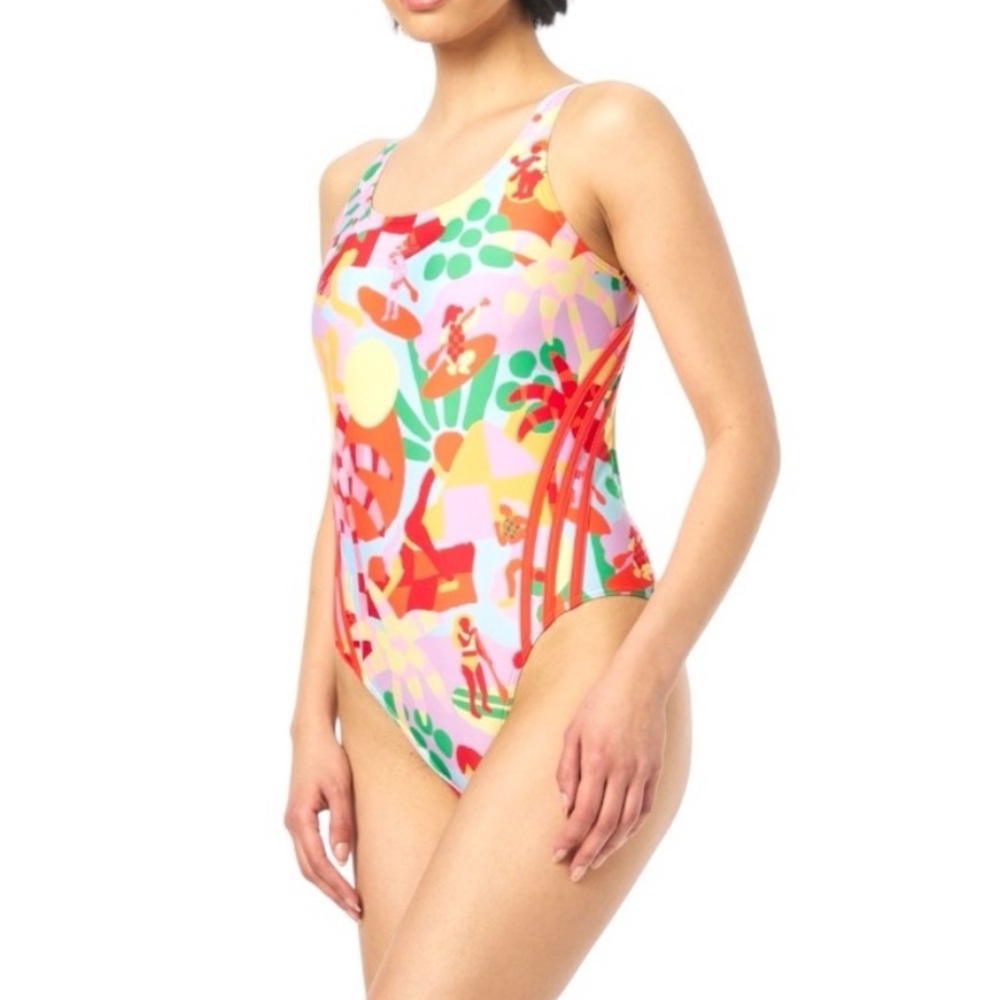 FARM Rio Multicolor One Piece Swimsuit